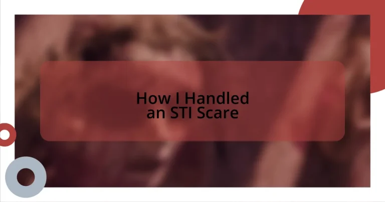 How I Handled an STI Scare